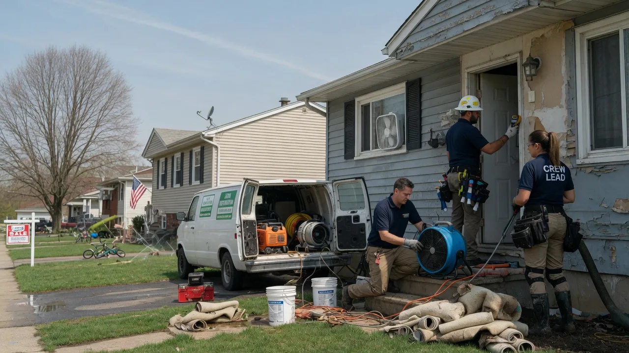 Flood Cleanup in Evansdale, IA near me