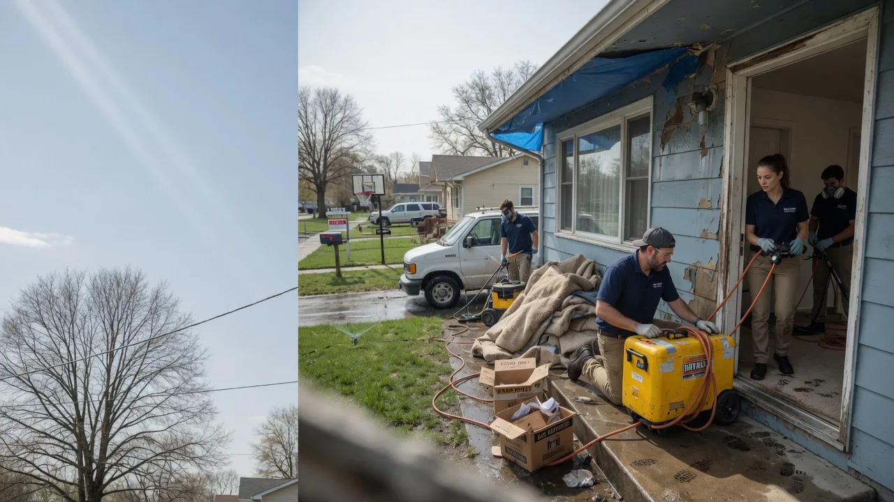 Basement Flood Cleanup in Evansdale, IA near me